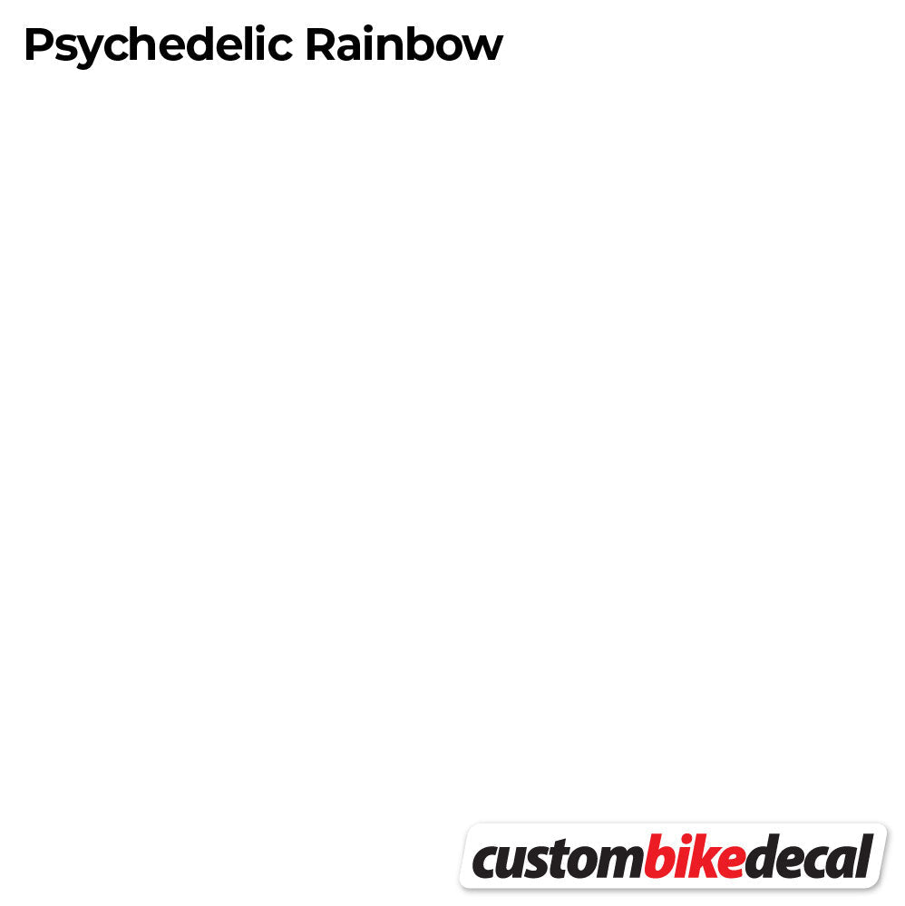 Adesivi Telaio Specialized S-Works in vinile - Arcobaleno Psichedelico