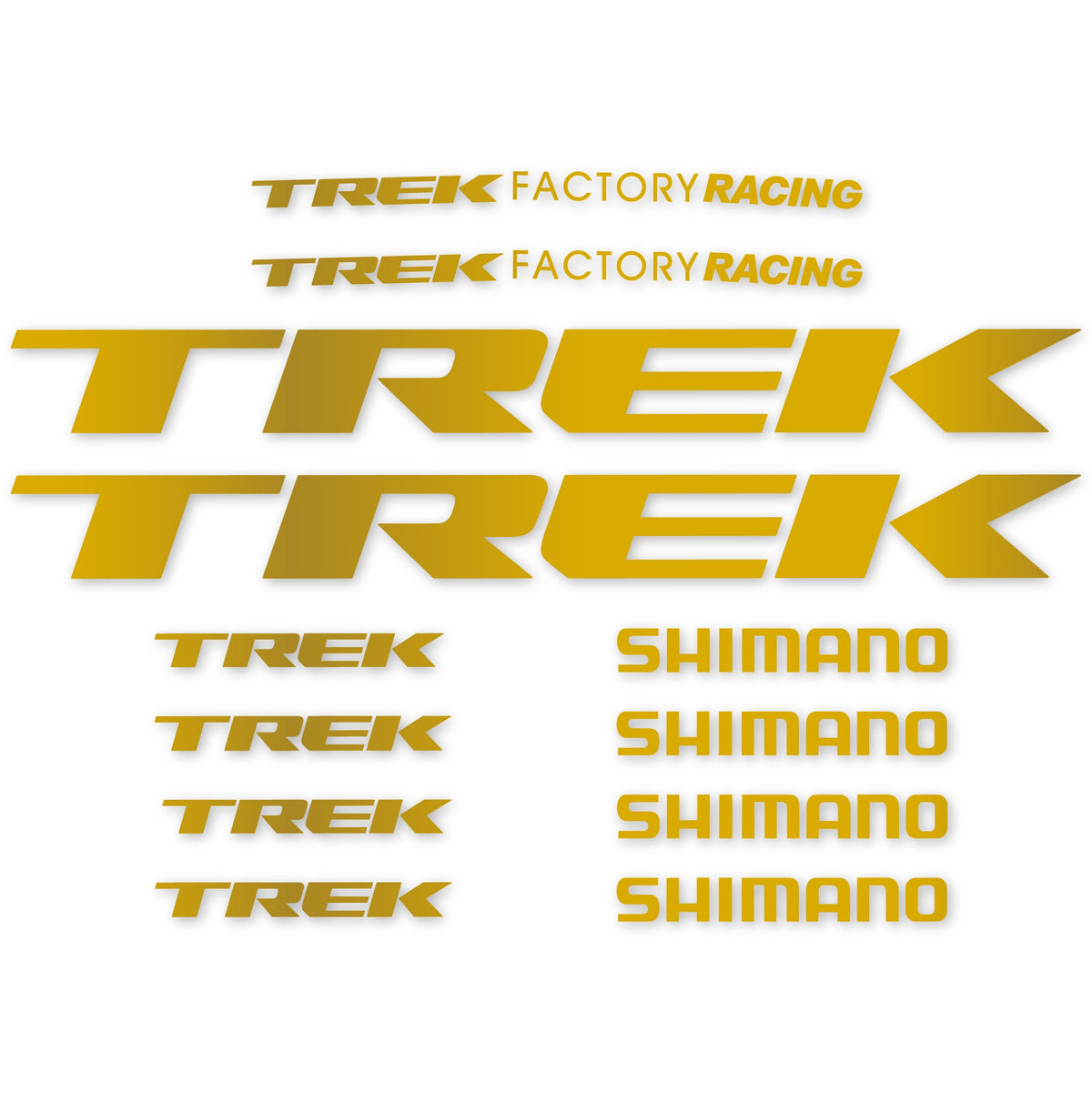Adesivi Telaio Trek Factory Racing Team in vinile