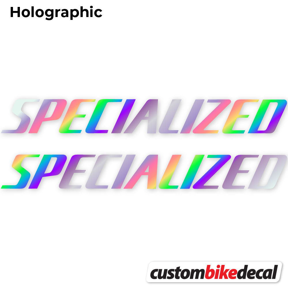Adesivi Telaio Specialized Square in vinile - Olografico