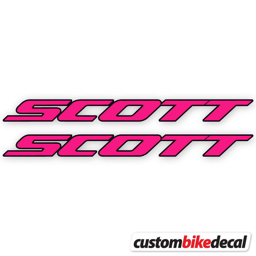 Adesivi Telaio Scott in vinile - Fucsia
