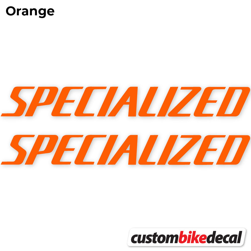 Adesivi Telaio Specialized Square in vinile - Arancione