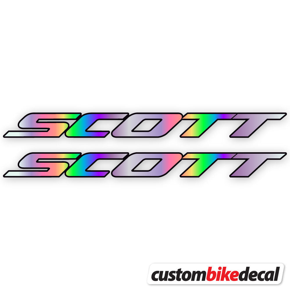 Adesivi Telaio Scott in vinile - Olografico