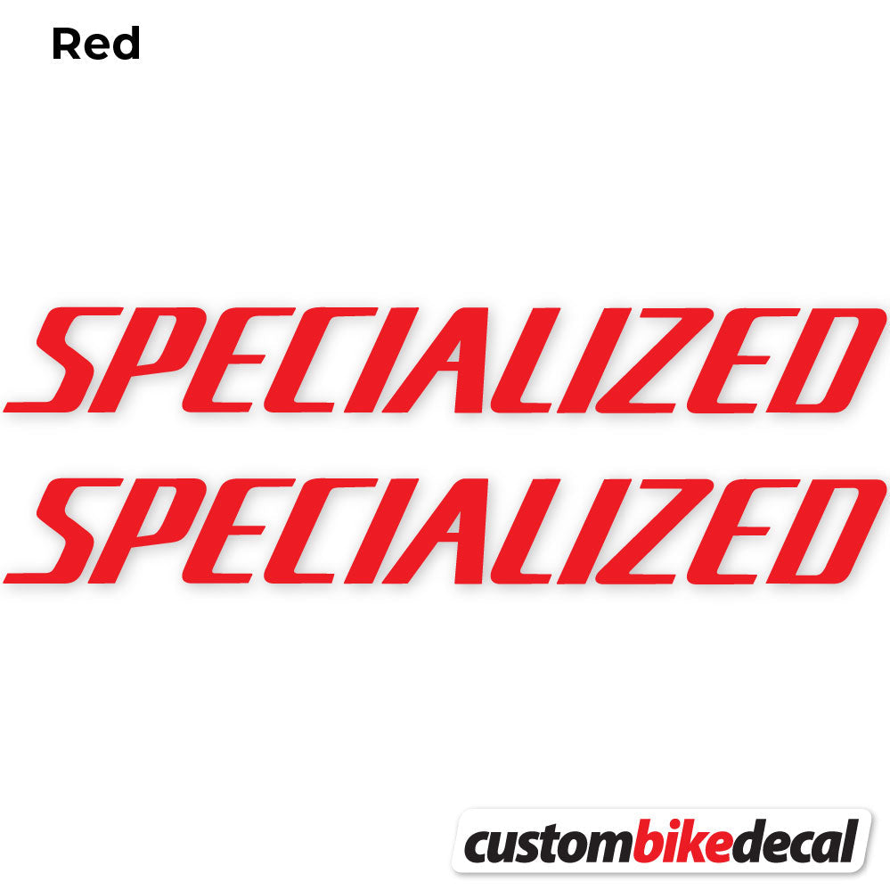 Adesivi Telaio Specialized Square in vinile - Rosso
