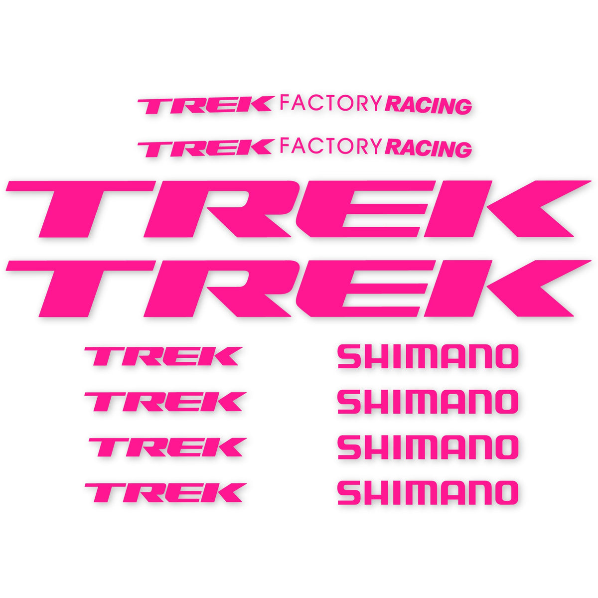 Adesivi Telaio Trek Factory Racing Team in vinile