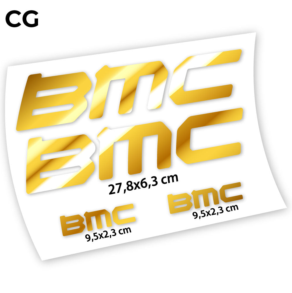 Adesivi Telaio BMC in vinile - Oro Cromato