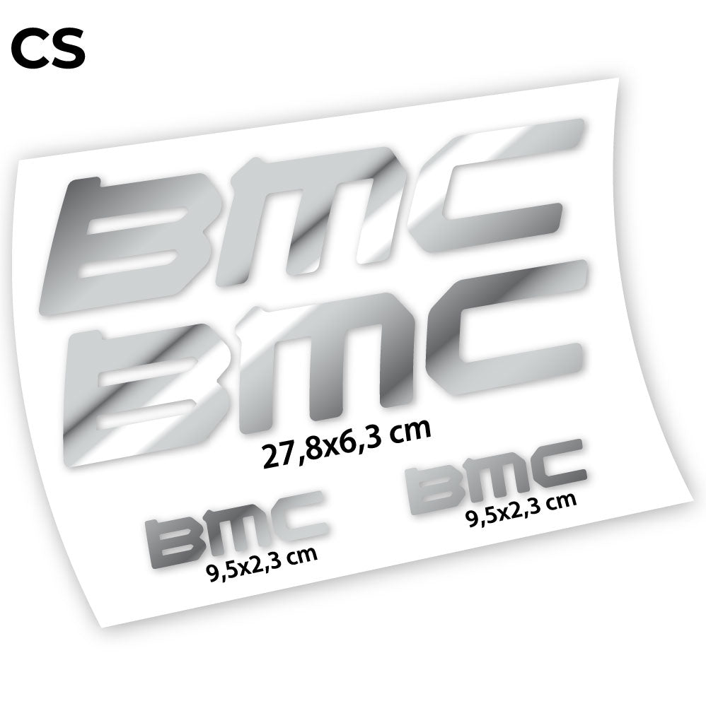 Adesivi Telaio BMC in vinile - Argento Cromato
