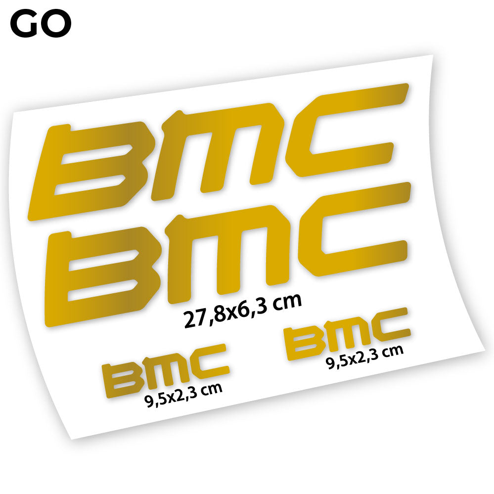 Adesivi Telaio BMC in vinile - Oro