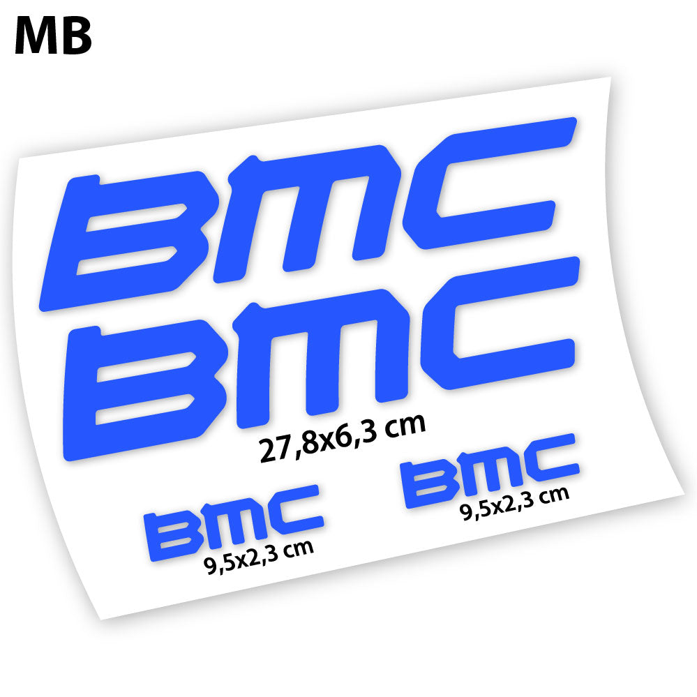 Adesivi Telaio BMC in vinile - Blu Medio