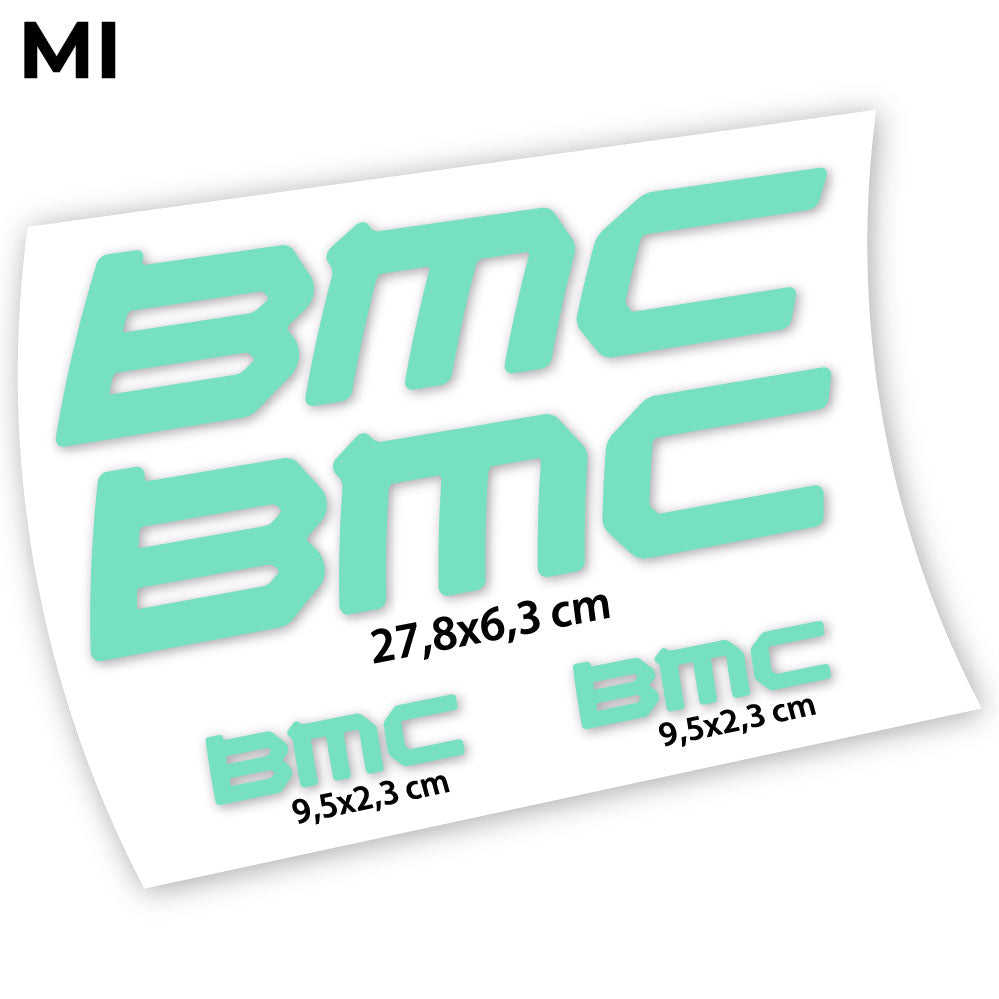 Adesivi Telaio BMC in vinile - Verde Menta