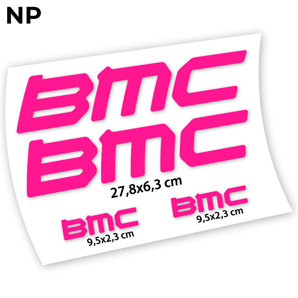 Adesivi Telaio BMC in vinile - Rosa Neon
