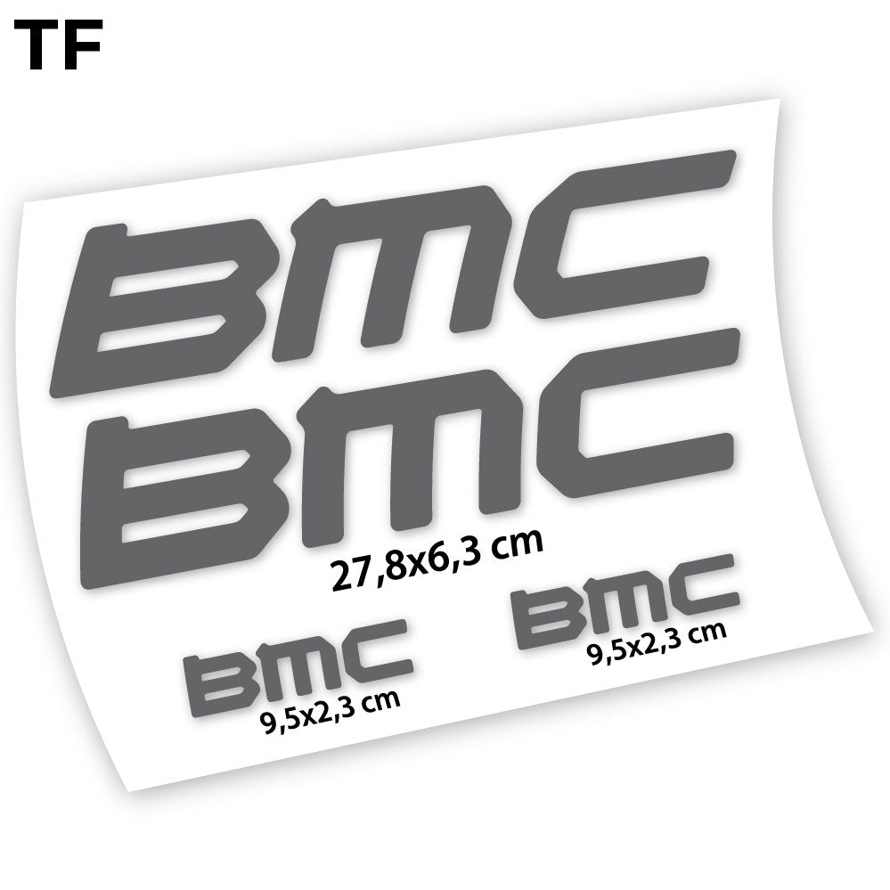 Adesivi Telaio BMC in vinile - Grigio Traffico