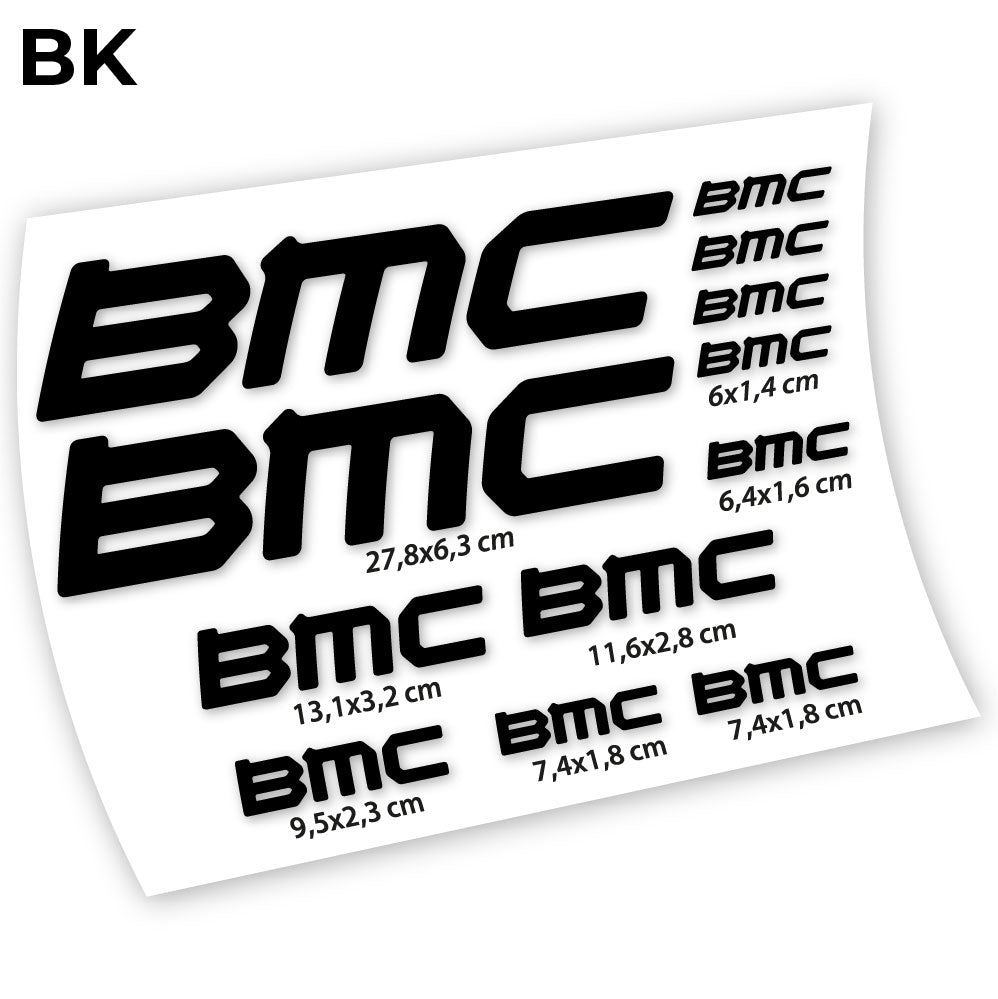 Adesivi Telaio BMC Square in vinile - Nero