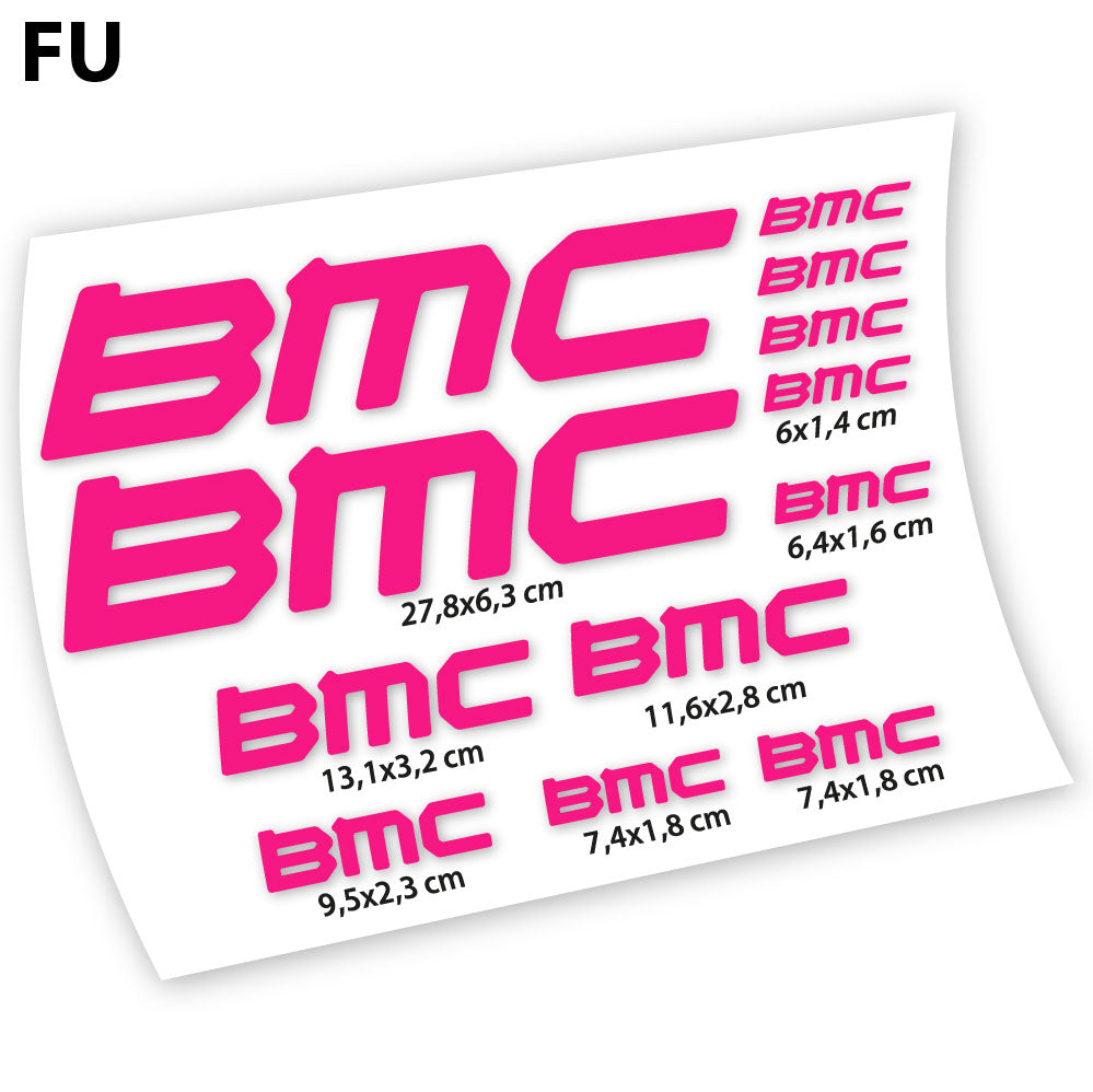 Adesivi Telaio BMC Square in vinile - Fucsia