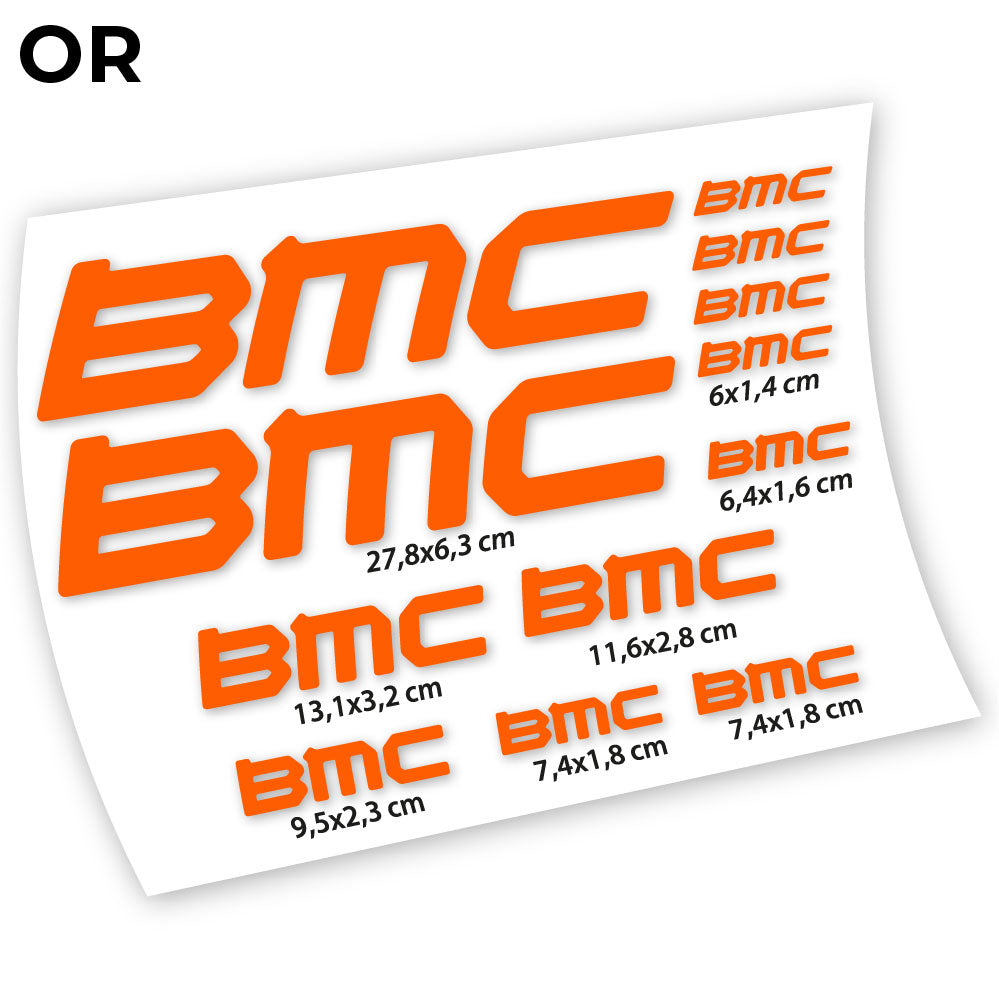 Adesivi Telaio BMC Square in vinile - Arancione