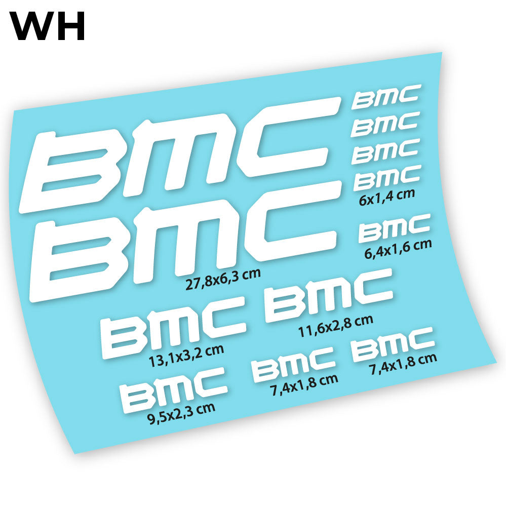 Adesivi Telaio BMC Square in vinile - Bianco