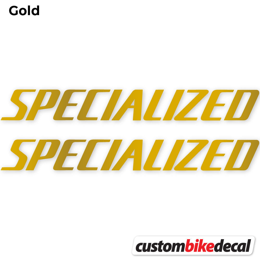 Adesivi Telaio Specialized Square in vinile - Oro