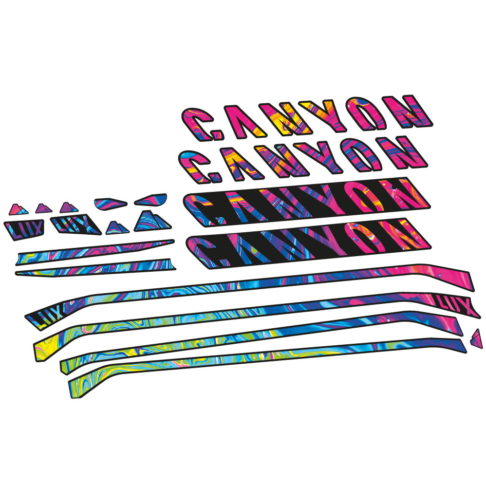 Adesivi Telaio Canyon Lux CF 7 2021 in vinile