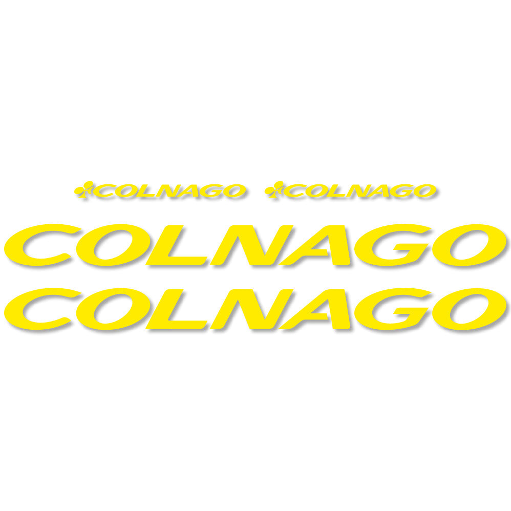 Adesivi Telaio Colnago in vinile - Giallo