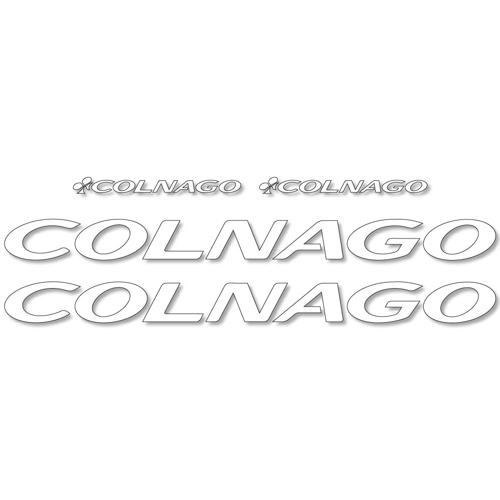 Adesivi Telaio Colnago in vinile - Bianco