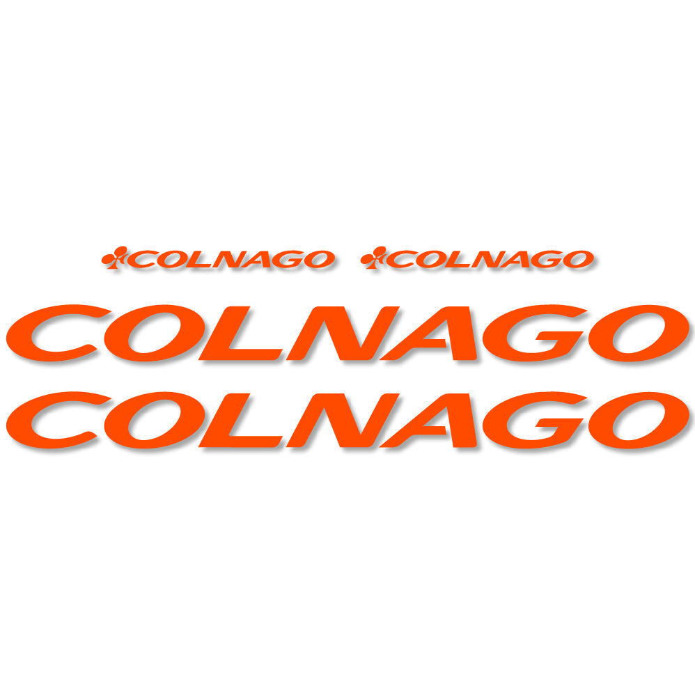 Adesivi Telaio Colnago in vinile - Arancione Neon