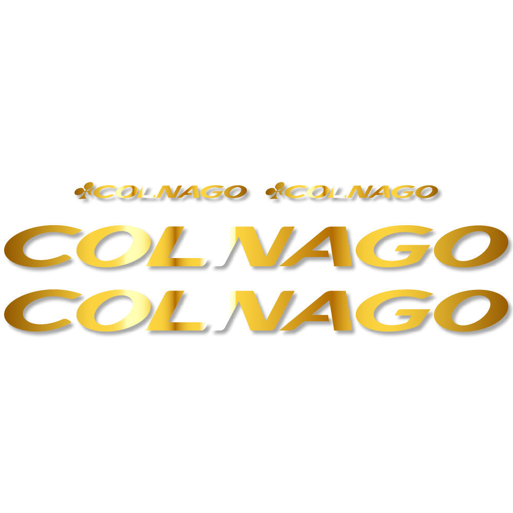 Adesivi Telaio Colnago in vinile - Oro Cromato