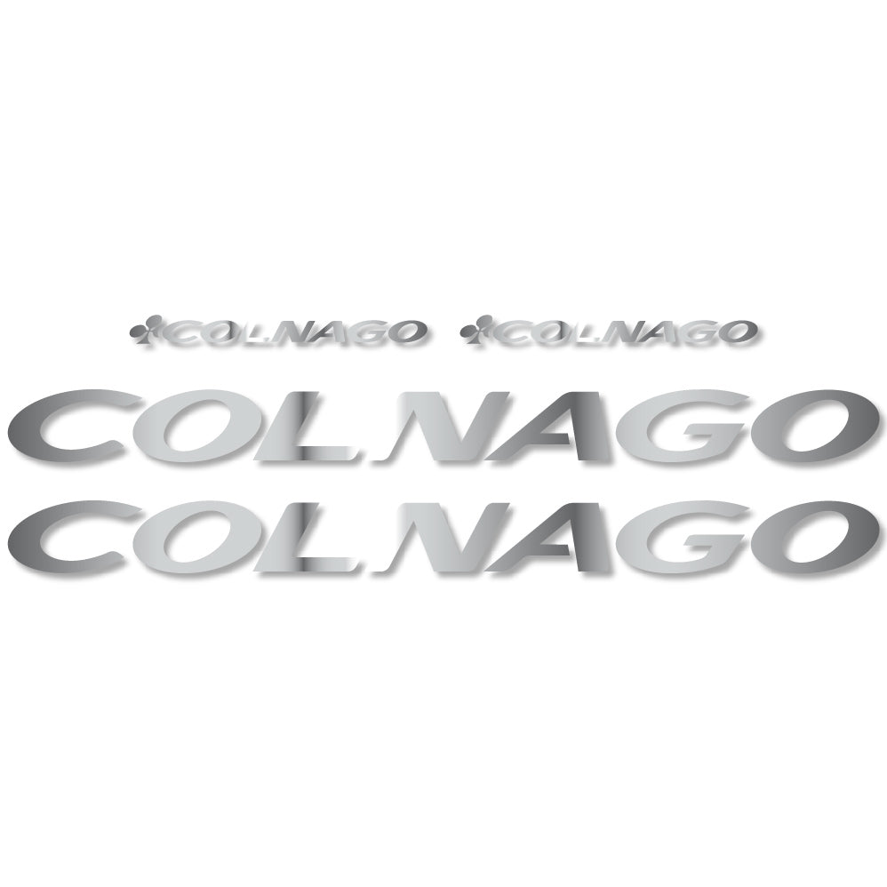 Adesivi Telaio Colnago in vinile - Argento Cromato