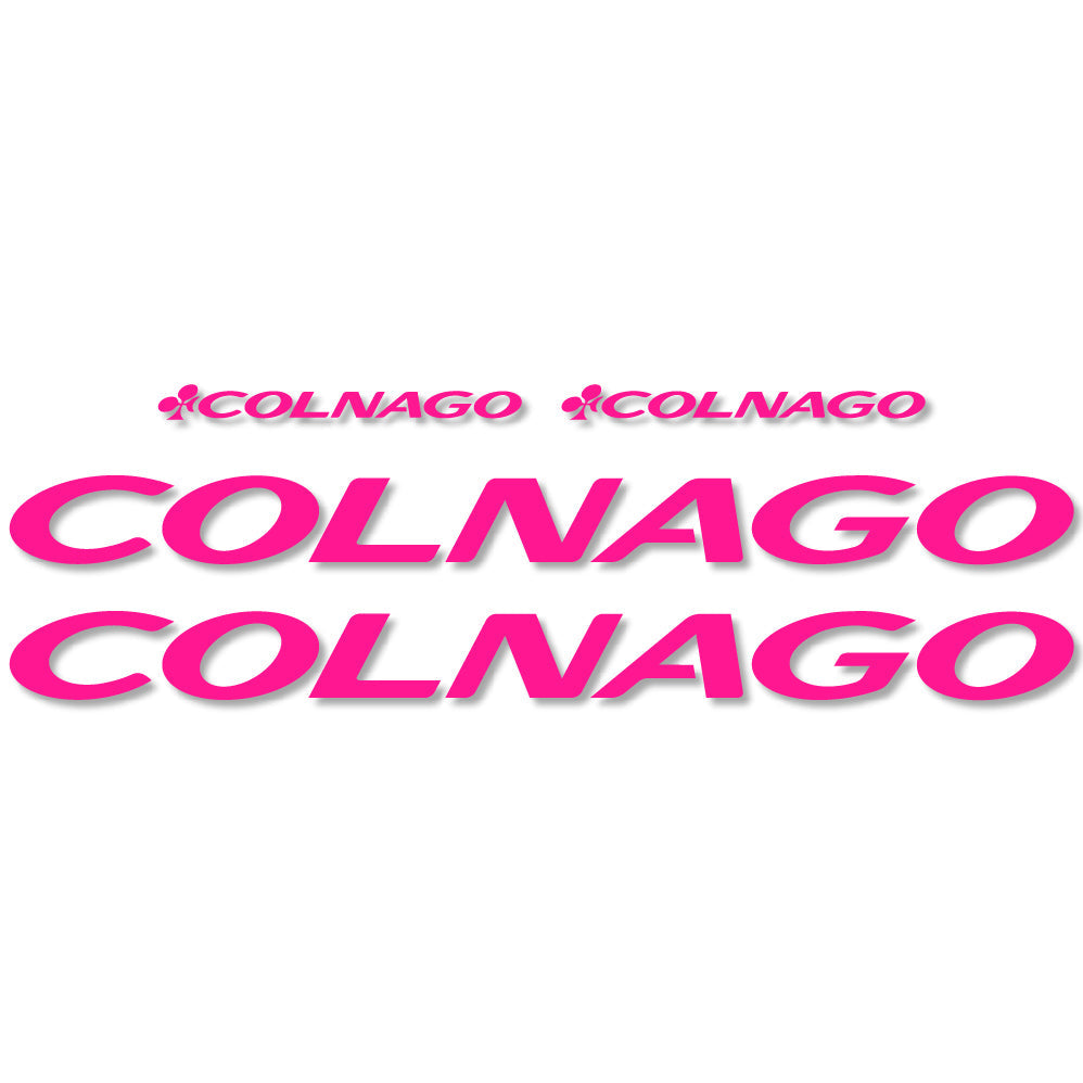 Adesivi Telaio Colnago in vinile - Rosa Neon