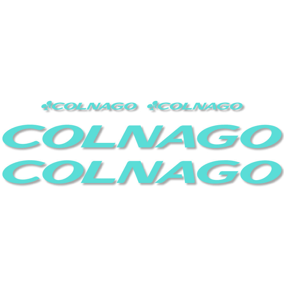 Adesivi Telaio Colnago in vinile - Verde Acqua