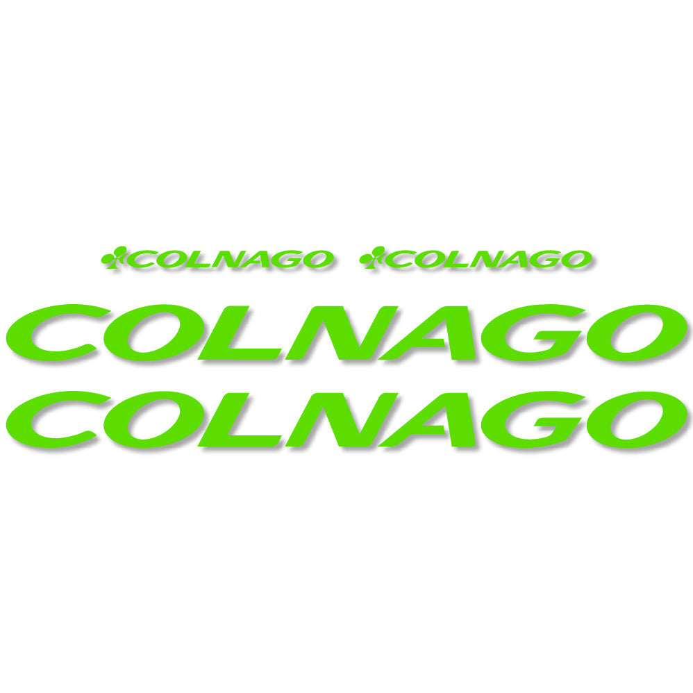 Adesivi Telaio Colnago in vinile - Verde Mela