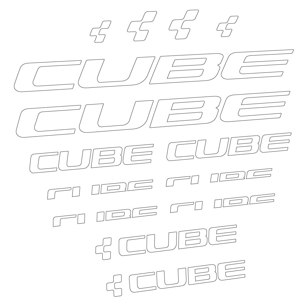 Adesivi Telaio Cube in vinile