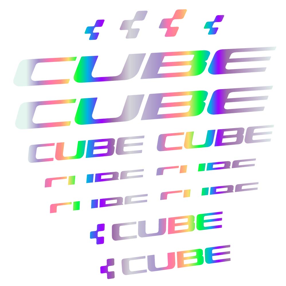 Adesivi Telaio Cube in vinile