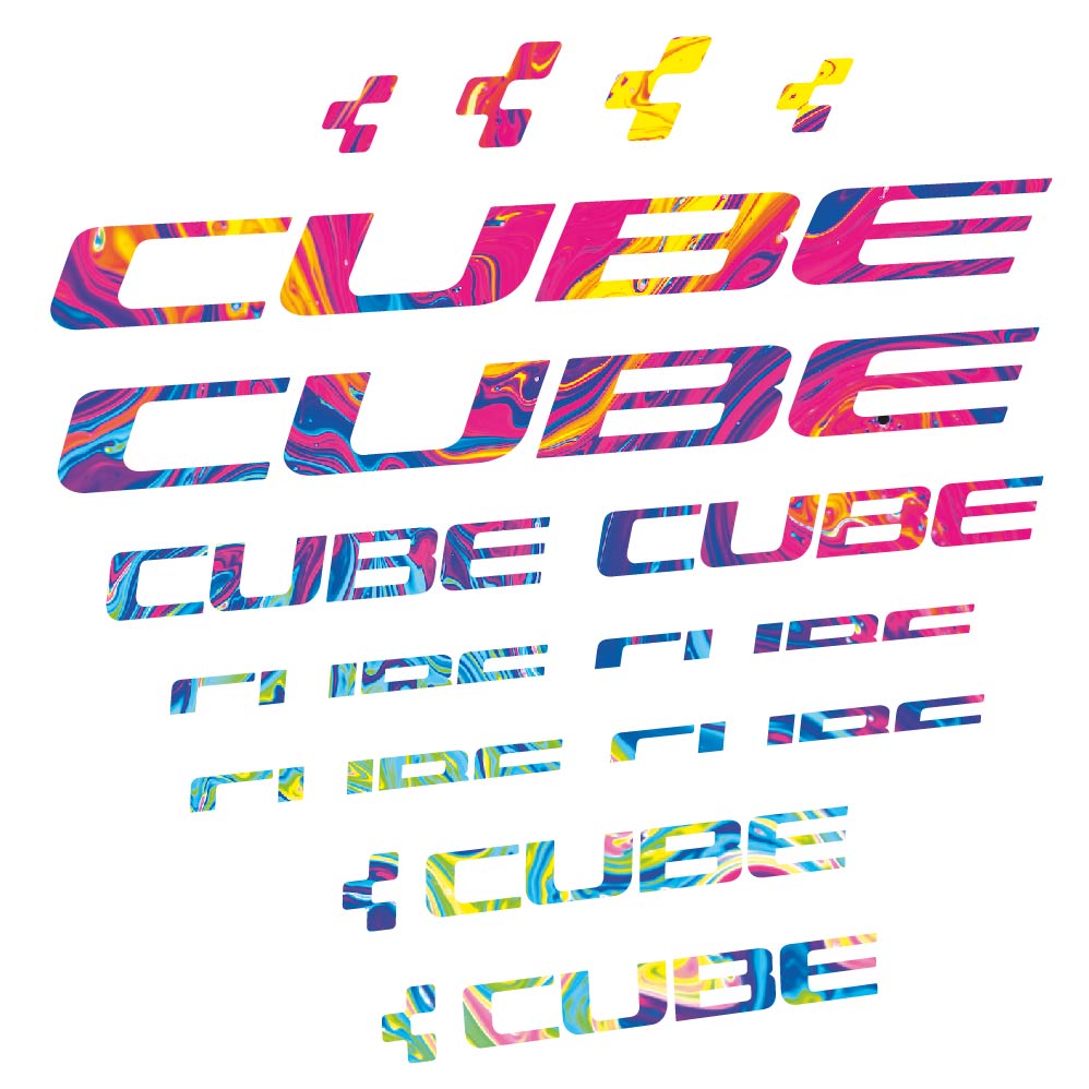 Adesivi Telaio Cube in vinile