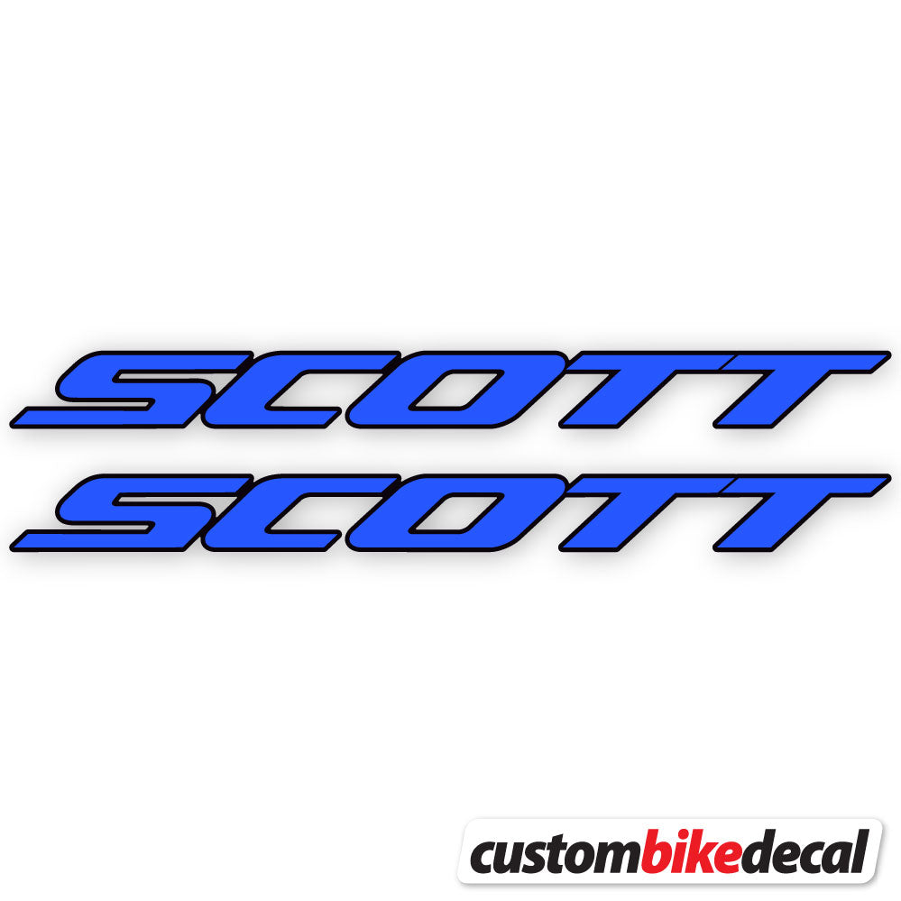 Adesivi Telaio Scott in vinile - Blu Medio