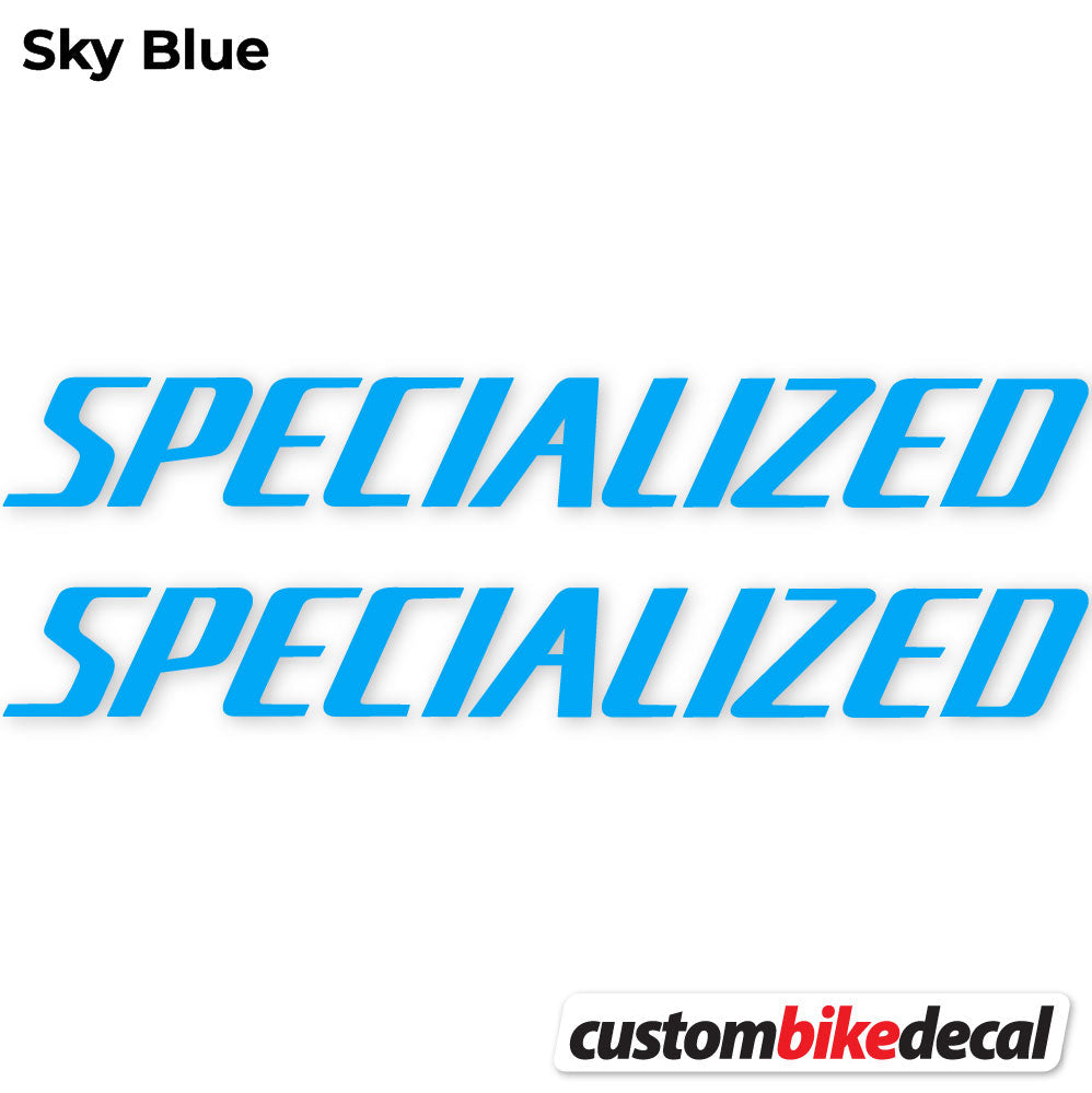 Adesivi Telaio Specialized Square in vinile - Azzurro Cielo