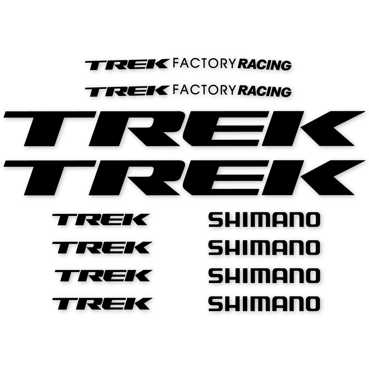 Adesivi Telaio Trek Factory Racing Team in vinile