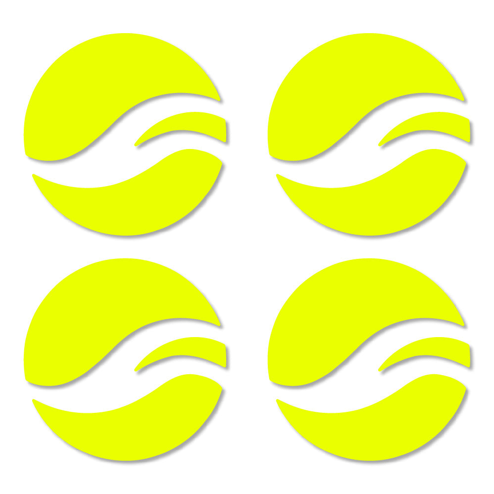 Adesivi Logo Giant in vinile - Giallo Neon
