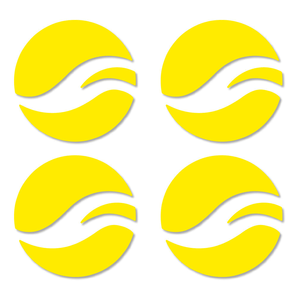 Adesivi Logo Giant in vinile - Giallo