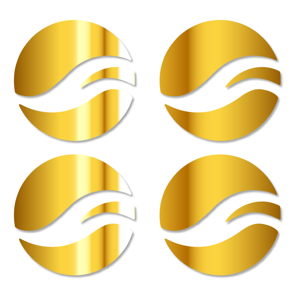 Adesivi Logo Giant in vinile - Oro Cromato