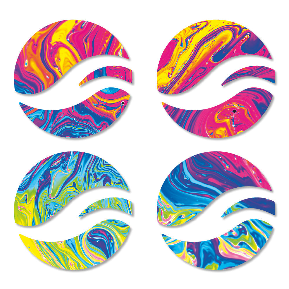 Adesivi Logo Giant in vinile - Arcobaleno Psichedelico