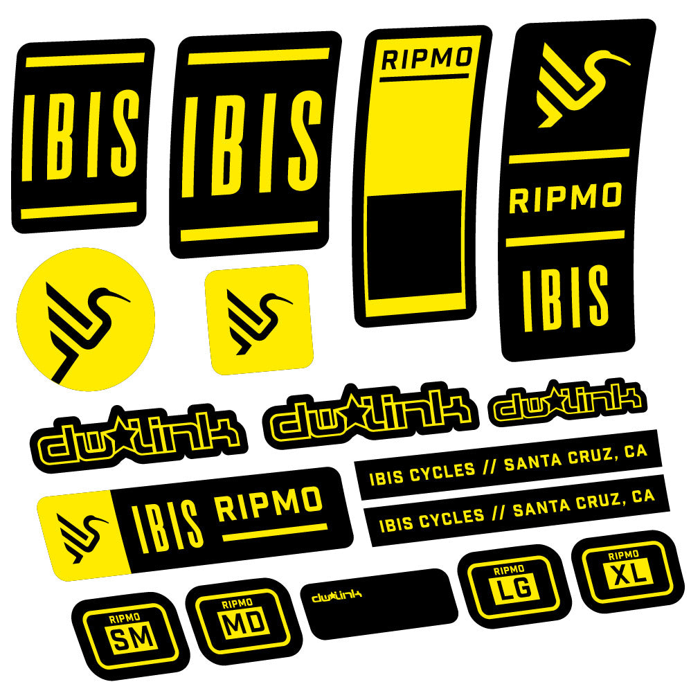 Adesivi Telaio Ibis Ripmo V2 in vinile