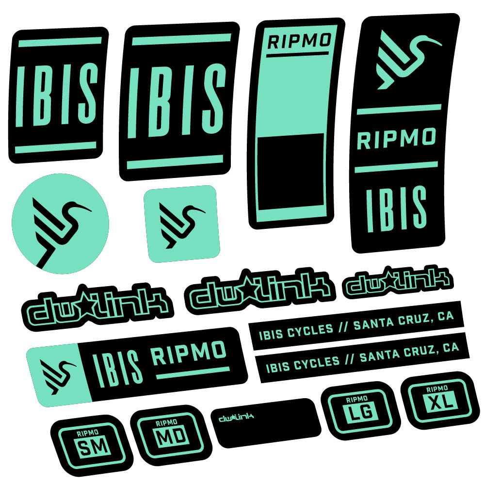 Adesivi Telaio Ibis Ripmo V2 in vinile