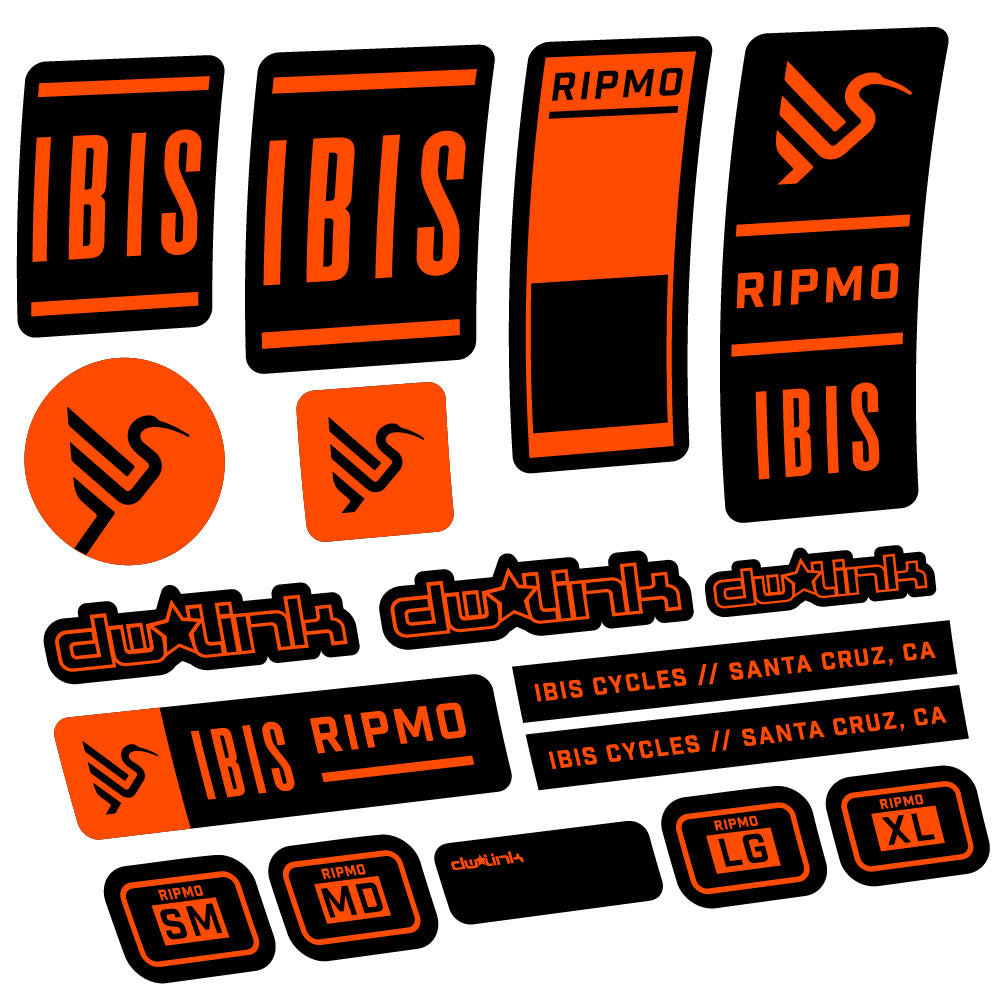 Adesivi Telaio Ibis Ripmo V2 in vinile
