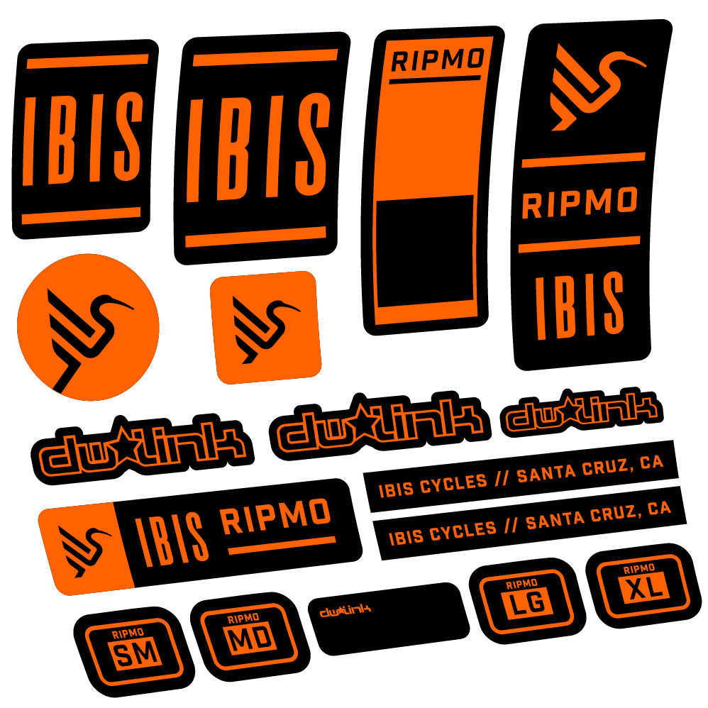 Adesivi Telaio Ibis Ripmo V2 in vinile