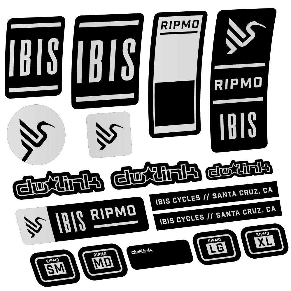 Adesivi Telaio Ibis Ripmo V2 in vinile