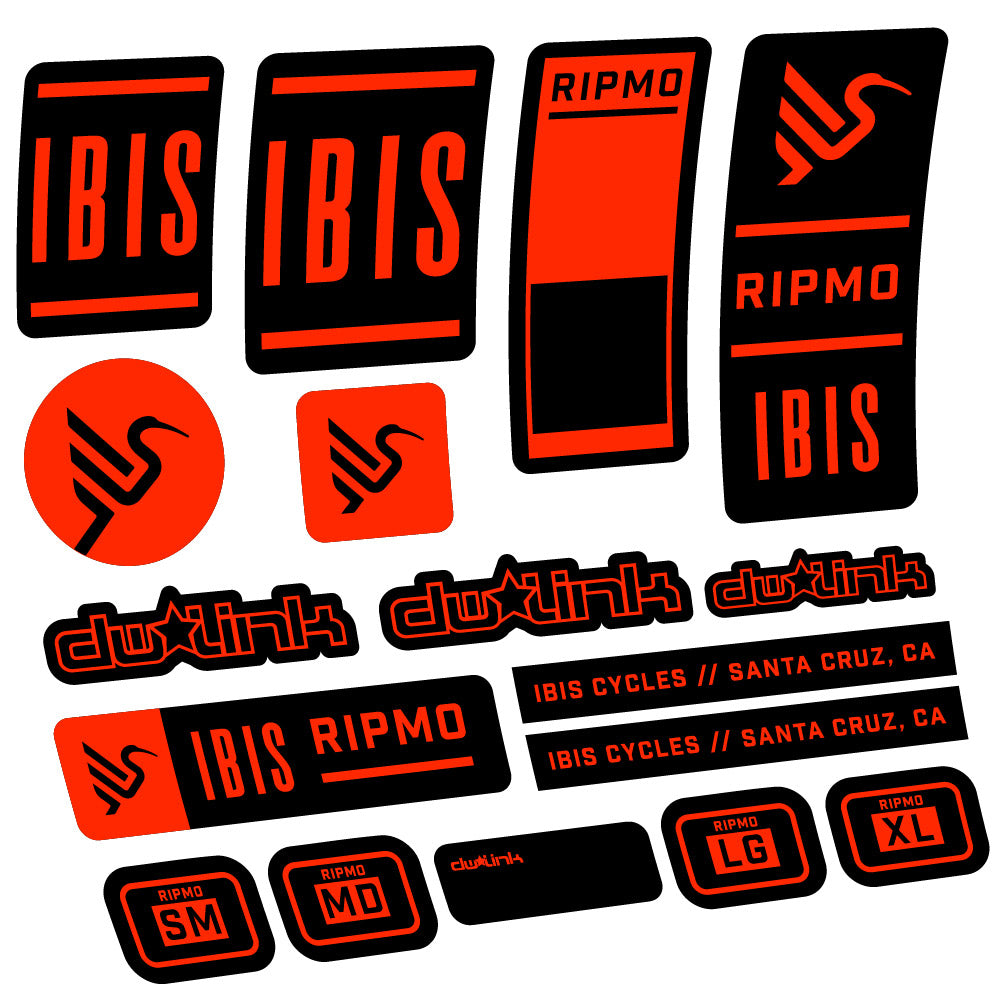 Adesivi Telaio Ibis Ripmo V2 in vinile