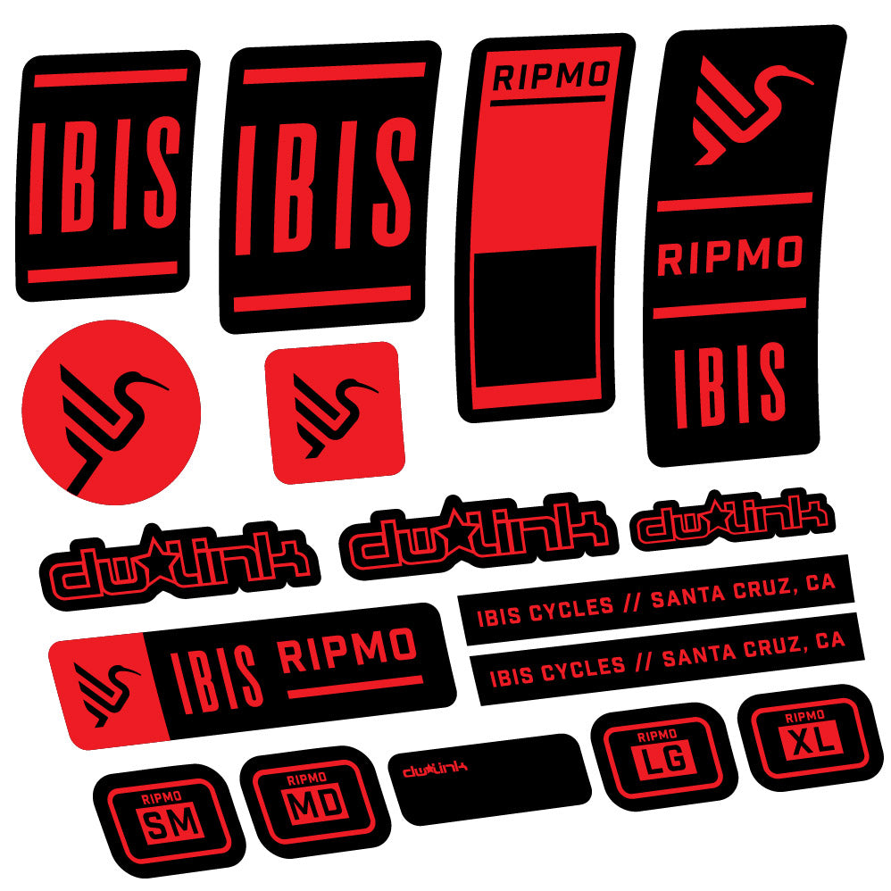Adesivi Telaio Ibis Ripmo V2 in vinile