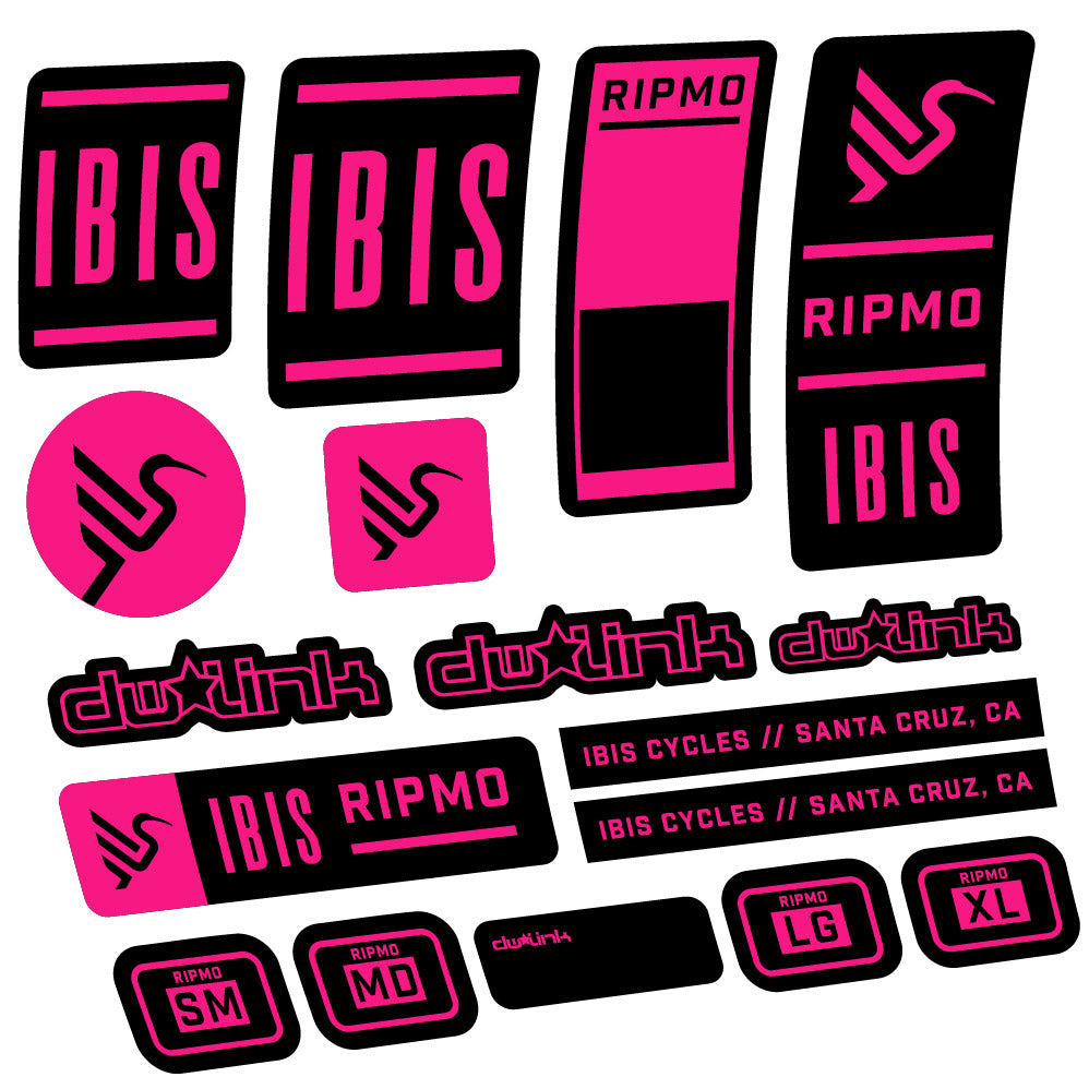 Adesivi Telaio Ibis Ripmo V2 in vinile