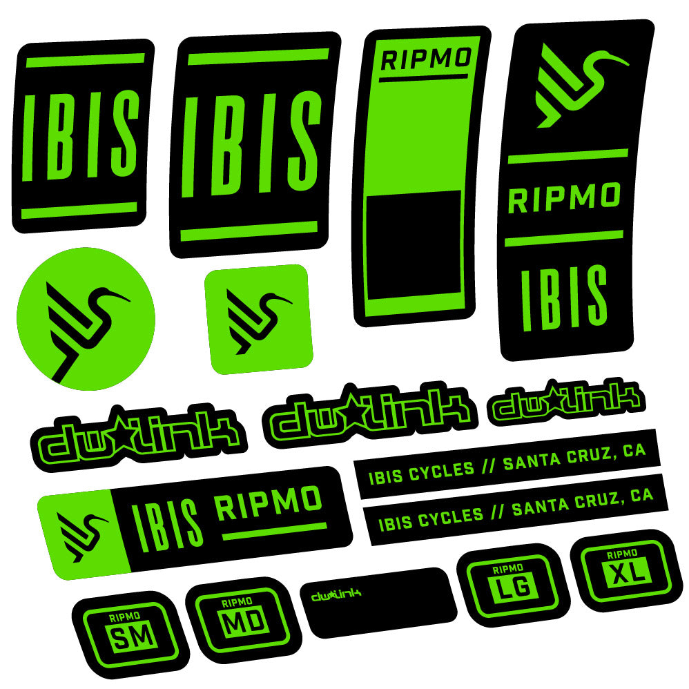 Adesivi Telaio Ibis Ripmo V2 in vinile