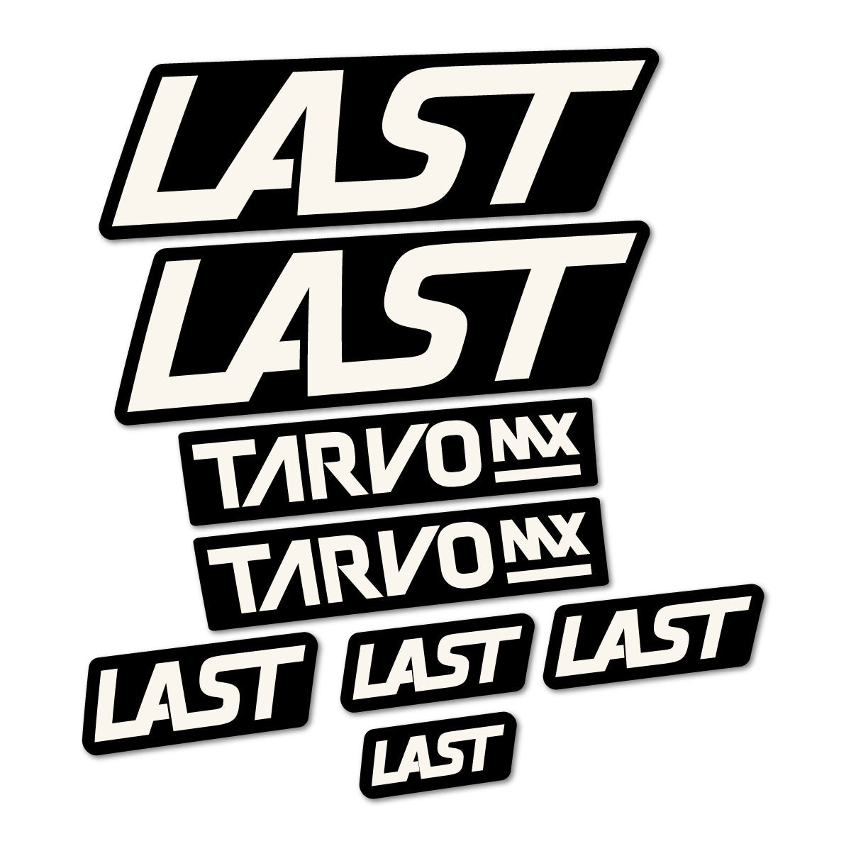 Adesivi Telaio Last Tarvo 2020-2026 in vinile - Bianco Osso