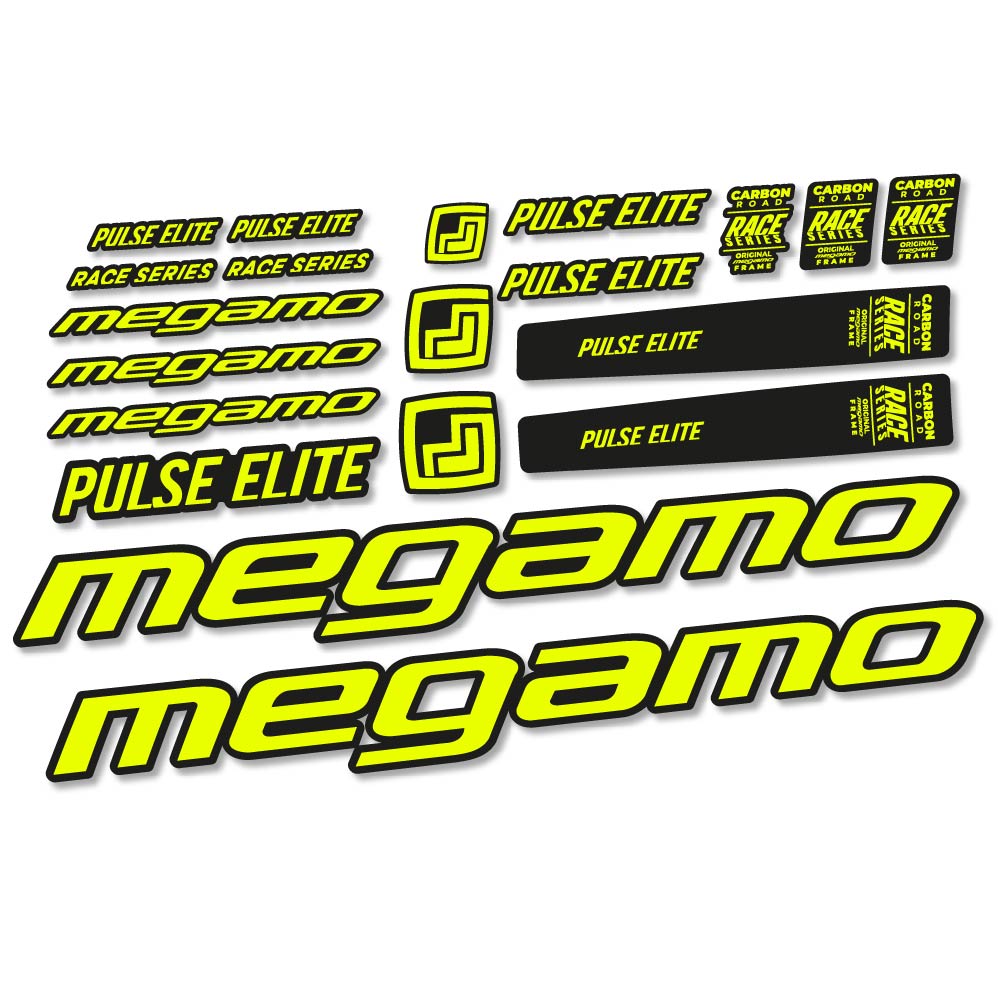 Adesivi Telaio Megamo Pulse Elite 2022 in vinile